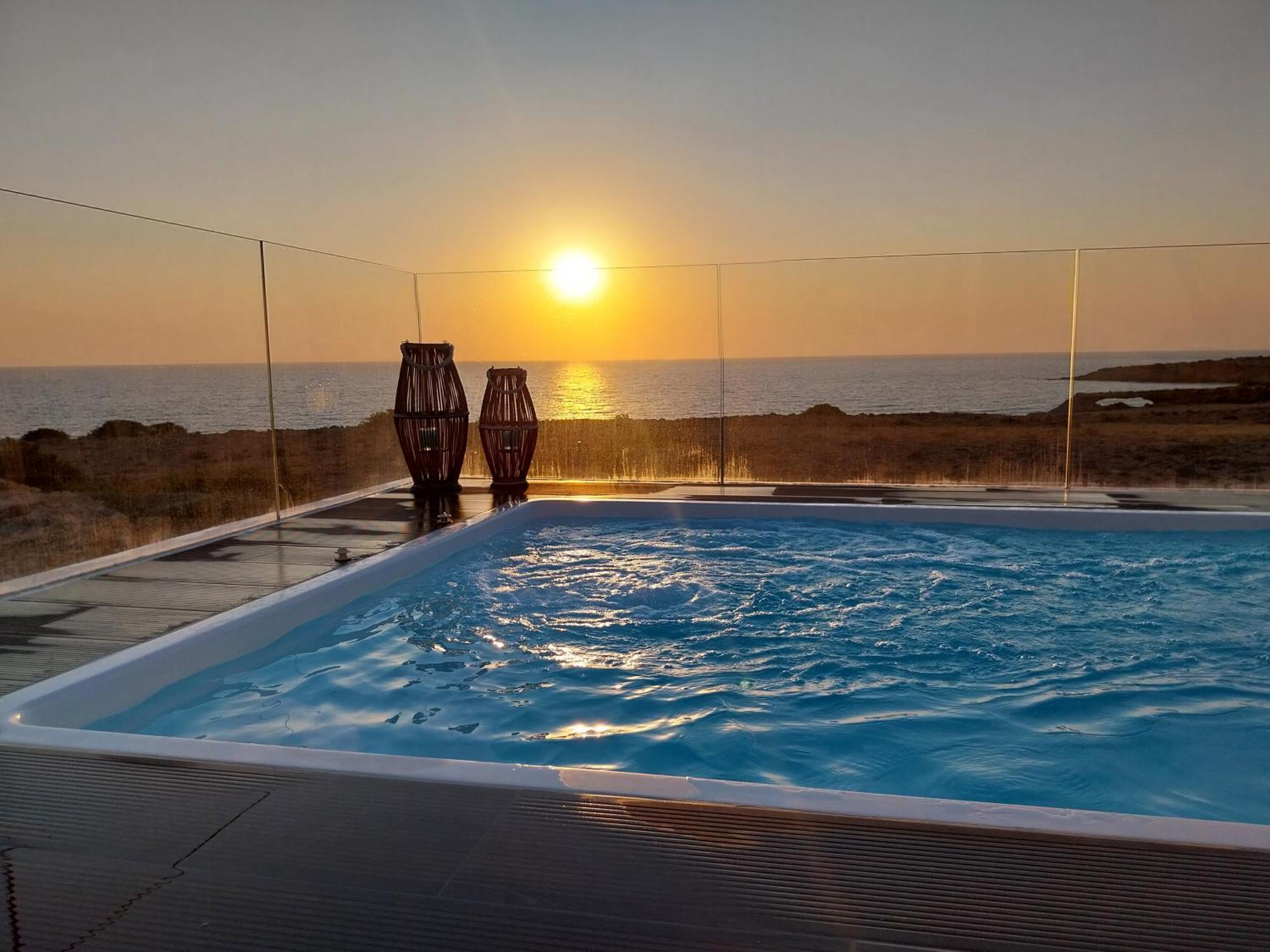 Tramonto Luxury Villa No1- Breathtaking Sunset View Foiníkion Exterior foto